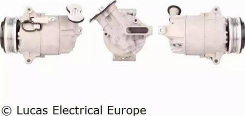 Lucas Electrical ACP346 - Compressor, air conditioning autospares.lv