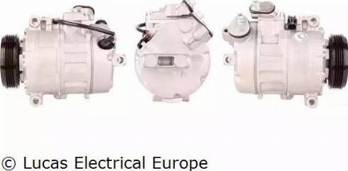 Lucas Electrical ACP343 - Compressor, air conditioning autospares.lv