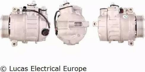 Lucas Electrical ACP356 - Compressor, air conditioning autospares.lv