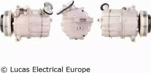 Lucas Electrical ACP366 - Compressor, air conditioning autospares.lv