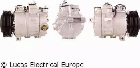 Lucas Electrical ACP368 - Compressor, air conditioning autospares.lv