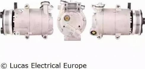 Lucas Electrical ACP334 - Compressor, air conditioning autospares.lv