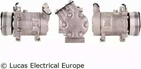 Lucas Electrical ACP337 - Compressor, air conditioning autospares.lv