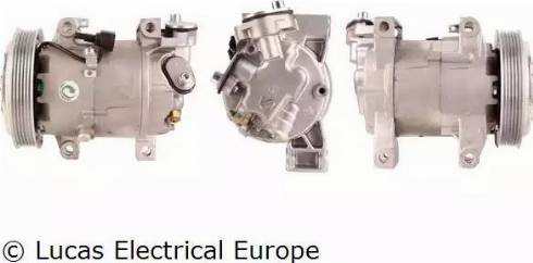 Lucas Electrical ACP324 - Compressor, air conditioning autospares.lv