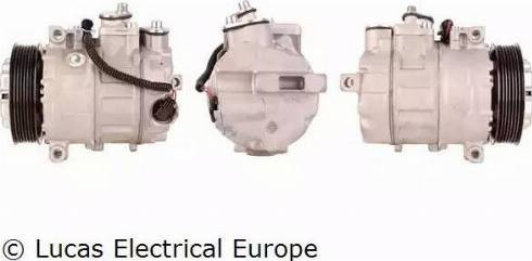 Lucas Electrical ACP378 - Compressor, air conditioning autospares.lv