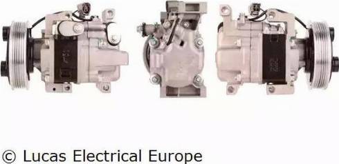 Lucas Electrical ACP377 - Compressor, air conditioning autospares.lv