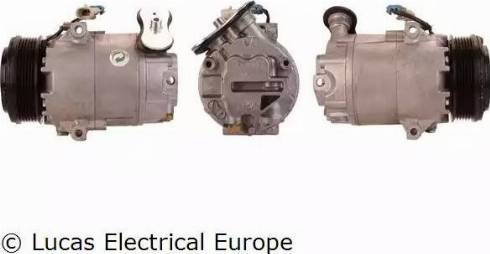 Lucas Electrical ACP254 - Compressor, air conditioning autospares.lv