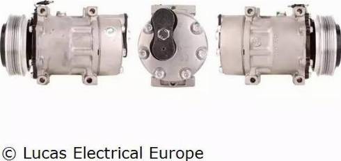 Lucas Electrical ACP256 - Compressor, air conditioning autospares.lv