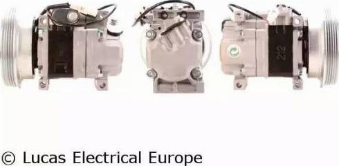 Lucas Electrical ACP251 - Compressor, air conditioning autospares.lv