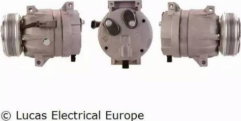 Lucas Electrical ACP257 - Compressor, air conditioning autospares.lv