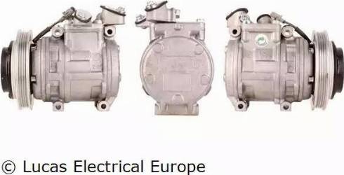 Lucas Electrical ACP266 - Compressor, air conditioning autospares.lv