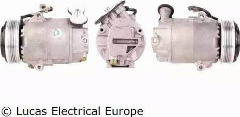 Lucas Electrical ACP204 - Compressor, air conditioning autospares.lv