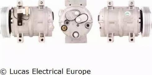 Lucas Electrical ACP217 - Compressor, air conditioning autospares.lv