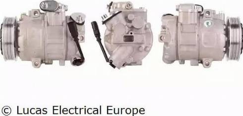 Lucas Electrical ACP231 - Compressor, air conditioning autospares.lv