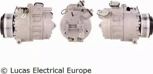 Lucas Electrical ACP744 - Compressor, air conditioning autospares.lv