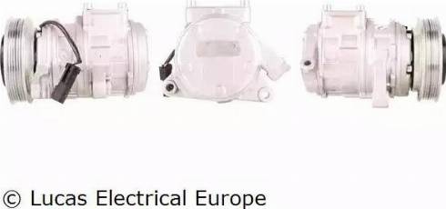 Lucas Electrical ACP706 - Compressor, air conditioning autospares.lv