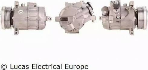 Lucas Electrical ACP783 - Compressor, air conditioning autospares.lv