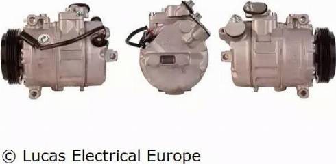 Lucas Electrical ACP726 - Compressor, air conditioning autospares.lv