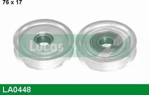 Lucas Engine Drive LA0448 - Pulley, v-ribbed belt autospares.lv