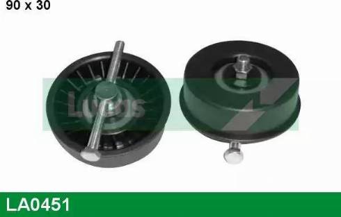 Lucas Engine Drive LA0451 - Pulley, v-ribbed belt autospares.lv