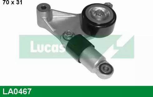 Lucas Engine Drive LA0467 - Belt Tensioner, v-ribbed belt autospares.lv