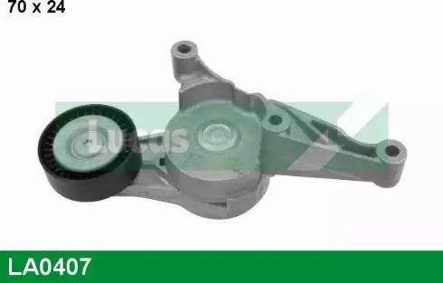 Lucas Engine Drive LA0407 - Belt Tensioner, v-ribbed belt autospares.lv