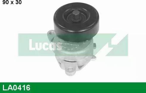 Lucas Engine Drive LA0416 - Pulley, v-ribbed belt autospares.lv