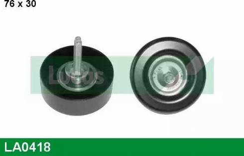 Lucas Engine Drive LA0418 - Pulley, v-ribbed belt autospares.lv