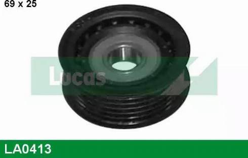 Lucas Engine Drive LA0413 - Pulley, v-ribbed belt autospares.lv