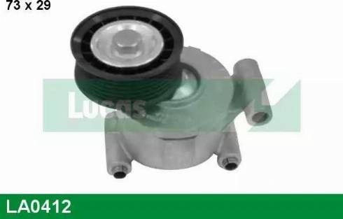 Lucas Engine Drive LA0412 - Belt Tensioner, v-ribbed belt autospares.lv