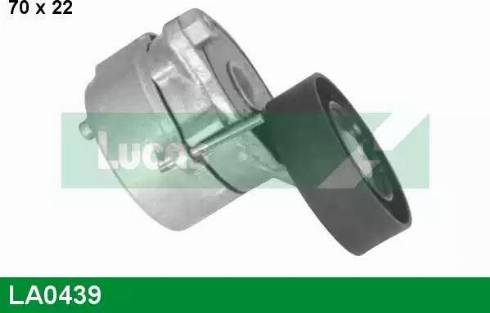 Lucas Engine Drive LA0439 - Belt Tensioner, v-ribbed belt autospares.lv