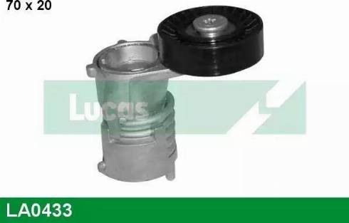 Lucas Engine Drive LA0433 - Belt Tensioner, v-ribbed belt autospares.lv