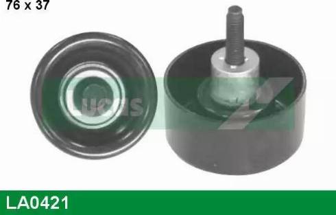 Lucas Engine Drive LA0421 - Pulley, v-ribbed belt autospares.lv