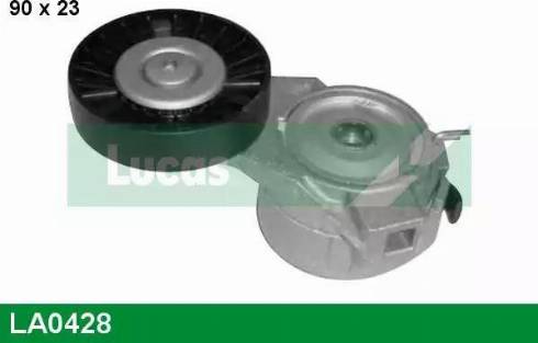 Lucas Engine Drive LA0428 - Belt Tensioner, v-ribbed belt autospares.lv