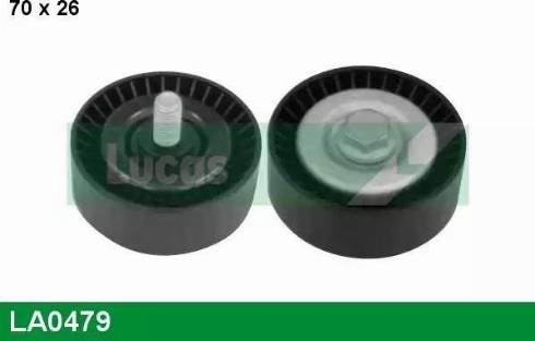 Lucas Engine Drive LA0479 - Pulley, v-ribbed belt autospares.lv