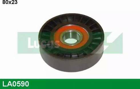 Lucas Engine Drive LA0590 - Pulley, v-ribbed belt autospares.lv