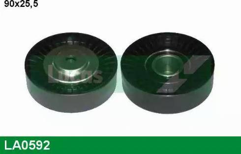 Lucas Engine Drive LA0592 - Pulley, v-ribbed belt autospares.lv