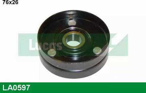 Lucas Engine Drive LA0597 - Pulley, v-ribbed belt autospares.lv