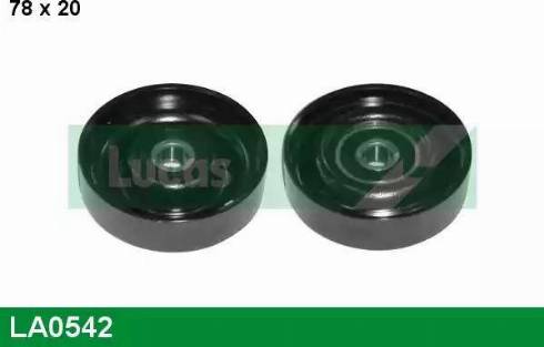 Lucas Engine Drive LA0542 - Pulley, v-ribbed belt autospares.lv