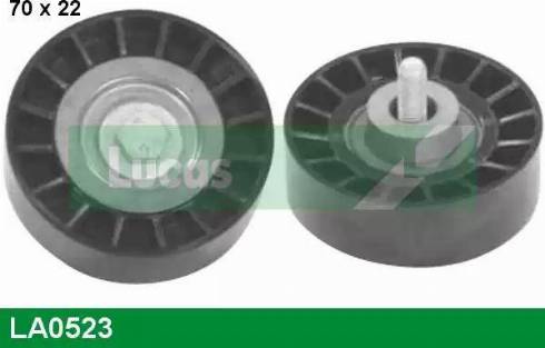 Lucas Engine Drive LA0523 - Pulley, v-ribbed belt autospares.lv