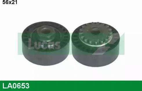 Lucas Engine Drive LA0653 - Pulley, v-ribbed belt autospares.lv