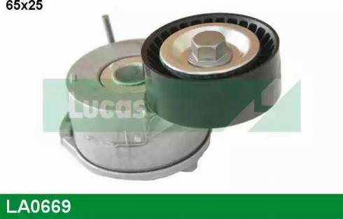 Lucas Engine Drive LA0669 - Belt Tensioner, v-ribbed belt autospares.lv