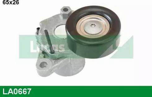 Lucas Engine Drive LA0667 - Belt Tensioner, v-ribbed belt autospares.lv