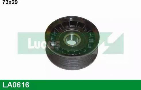 Lucas Engine Drive LA0616 - Pulley, v-ribbed belt autospares.lv