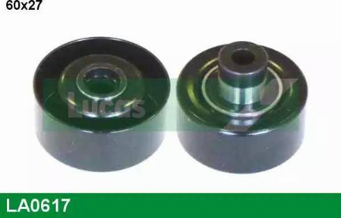 Lucas Engine Drive LA0617 - Pulley, v-ribbed belt autospares.lv