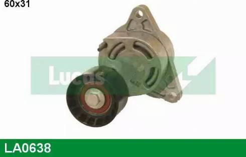 Lucas Engine Drive LA0638 - Belt Tensioner, v-ribbed belt autospares.lv