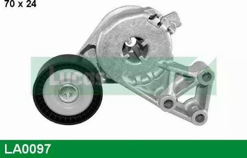 Lucas Engine Drive LA0097 - Belt Tensioner, v-ribbed belt autospares.lv