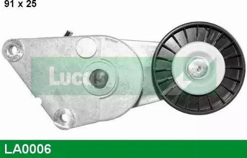Lucas Engine Drive LA0006 - Belt Tensioner, v-ribbed belt autospares.lv