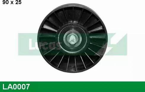 Lucas Engine Drive LA0007 - Pulley, v-ribbed belt autospares.lv