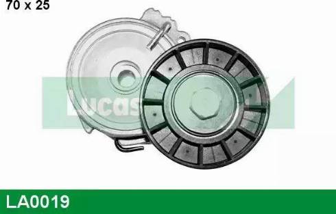 Lucas Engine Drive LA0019 - Belt Tensioner, v-ribbed belt autospares.lv